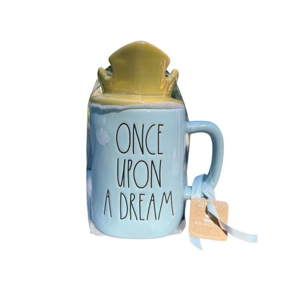 Rae Dunn "I Don't Give a Flock" Coffee Tea Mug w/ Pink Flamingo Topper 8.25" T - Picture 1 of 2